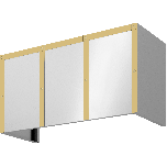 Zephyr BKDC14818ASG 1 Inch Hood Accessories