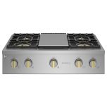 Monogram ZGU364NDTSS 36 Inch Cooktop (Gas)