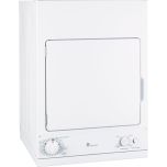 GE DSKS433EBWW 24 Inch Portable Dryer