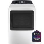 GE Profile PTD70GBSTWS 27 Inch Top Load Matching Gas Dryer