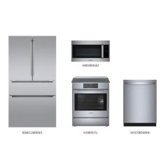 Bosch Kitchen Package - 4 Piece Stainless Steel