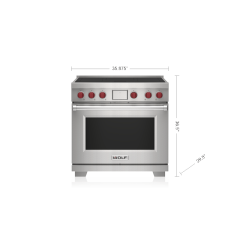 Wolf  IR36551/S/P 36 Inch Freestanding Smoothtop Electric Range