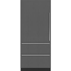 Sub-Zero DET3650RID/L 36 Inch Bottom Freezer Built-In Refrigerator