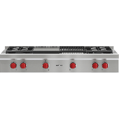 Wolf  SRT484CG 48 Inch Cooktop (Gas)