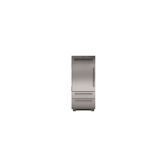 Sub-Zero PRO3650/LH 36 Inch Bottom Freezer Built-In Refrigerator