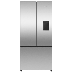Fisher & Paykel Series 7 RF178ANUX1 32 Inch Freestanding French Door Refrigerator with 18 cu. ft. Total Capacity, ActiveSmart™ Technology, LED Lighting, Sabbath Mode and ENERGY STAR® Certified: Water Dispenser & Ice Maker