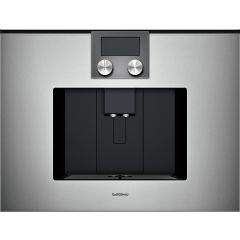 Gaggenau 200 Series CMP250711 24 Inch Built-In Coffee Machine with Aroma Brewing Technology, Soft-Closing Door System, Continuous Flow Heater, TFT Touch Display, Personalization Function, and Integrated Milk System (Open Box)