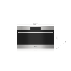 Wolf  SPO3050TE/S/T 30 Inch Electric Oven And Microwave Combo