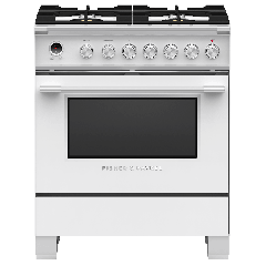 Fisher & Paykel OR30SCG6W1 30 Inch Professional Gas Range
