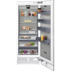 Gaggenau Vario 400 Series RC472705 30 Inch Panel Ready Built-In Smart All Refrigeration Column with 16.8 cu. ft. Capacity, Charcoal Air Filter, Automatic Defrosting, No-Frost Technology, TFT Touch Display (Open Box)