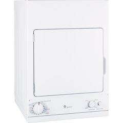 GE DSKS433EBWW 24 Inch Portable Dryer