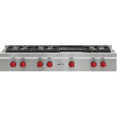 Wolf  SRT486C 48 Inch Cooktop (Gas)