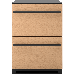 ZEPHYR PRRFD24C2AP 24 Inch Dual Zone Refrigerator Freezer Drawers