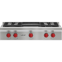 Wolf  SRT364C 36 Inch Cooktop (Gas)