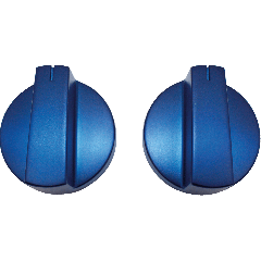 Thermador WKNOBKT3W Blue Metal Knob Kit for Professional Oven (2 pcs)