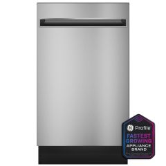 GE Profile PDT145SSLSS 18 Inch Built-In Dishwasher