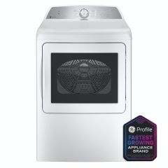 GE Profile PTD60GBSRWS 27 Inch Top Load Matching Gas Dryer