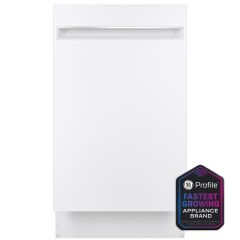 GE Profile PDT145SGLWW 18 Inch Built-In Dishwasher