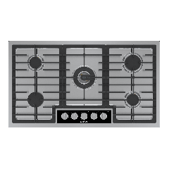 Bosch NGMP659UC 36 Inch Cooktop (Gas)