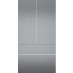Thermador TFL42IT100 42 Inch Door Panel Kit For French Door Bottom Mount Refrigerator, Stainless Steel