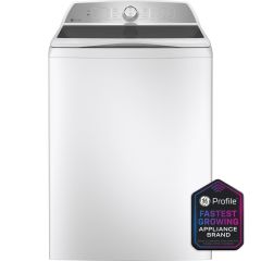 GE Profile PTW600BSRWS 27 Inch High Efficiency Top Load Washer