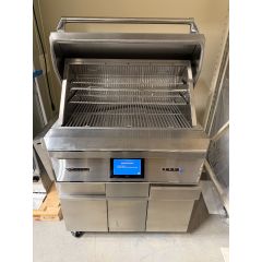 Twin Eagles TEPG36R 36" Pellet Grill and Smoker Rotisserie Outdoor BBQ Cart (Open Box)