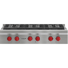 Wolf  SRT366-LP 36 Inch Cooktop (Gas)