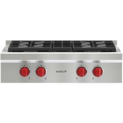 Wolf SRT304-LP 30 Inch Cooktop (Gas)