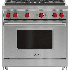 Wolf  GR364C-LP 36 Inch 36" And Larger Free Standing Gas Range
