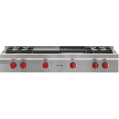 Wolf  SRT484CG-LP 48 Inch Cooktop (Gas)