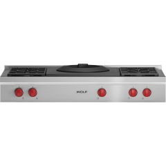 Wolf  SRT484W 48 Inch Cooktop (Gas)