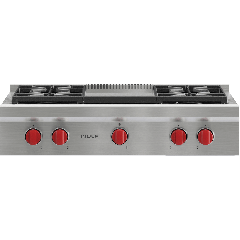 Wolf  SRT364G-LP 36 Inch Cooktop (Gas)