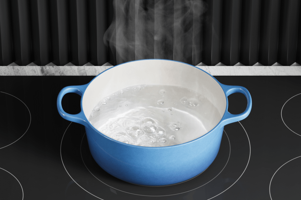 PowerBoost(R): increases element power by up to 50%, saving time to heat up pots or boil water quickly.