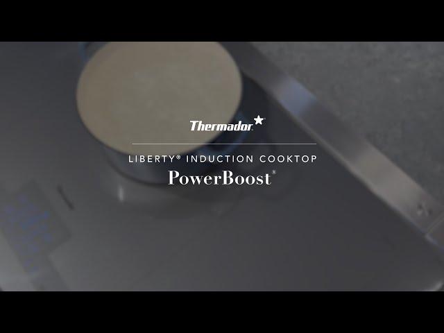 PowerBoost(R) heats up pots or boils water quicker