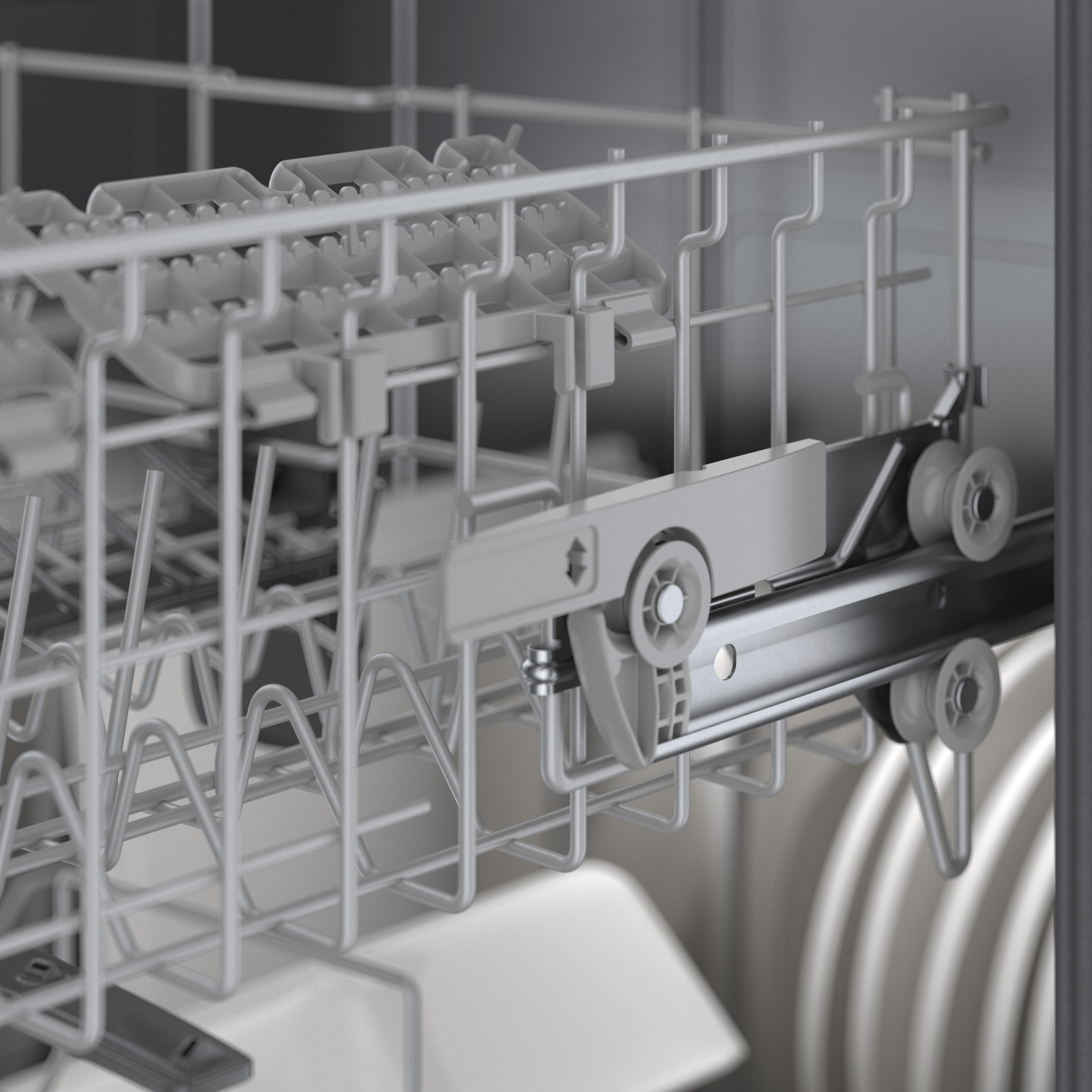 EasyGlide rack system for an even smoother glide