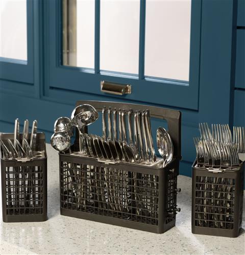 3-piece silverware basket with Soft-Touch handle