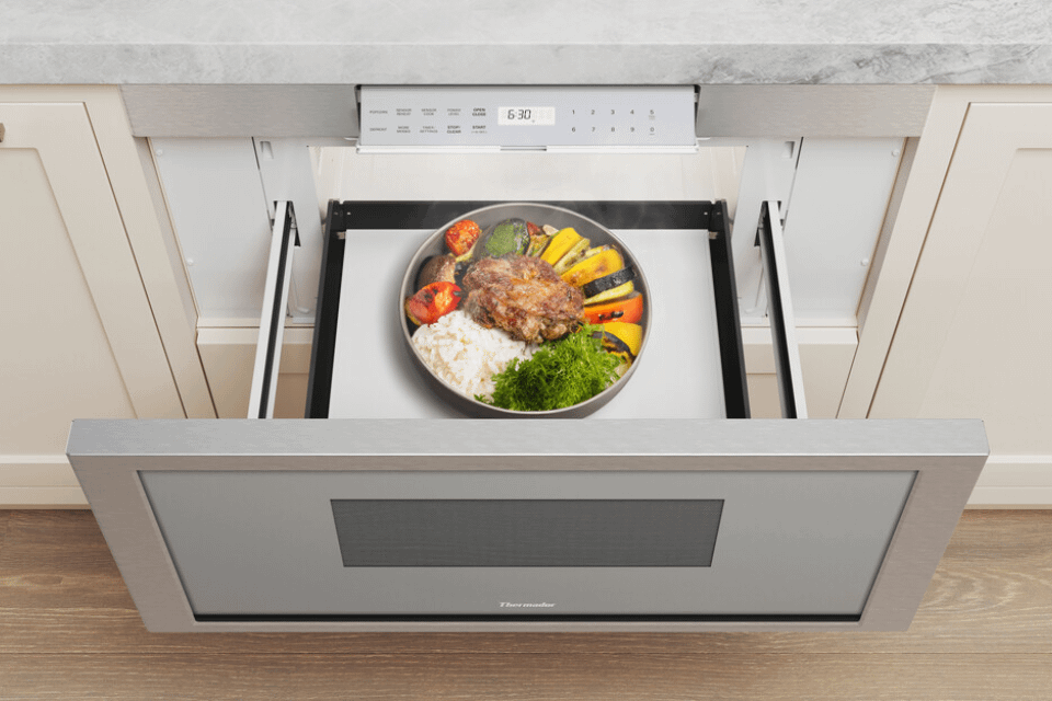 Features a 1.2 cu. ft. capacity
