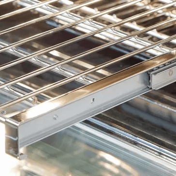 Telescopic Rack Glides Smoothly for Easy Use
