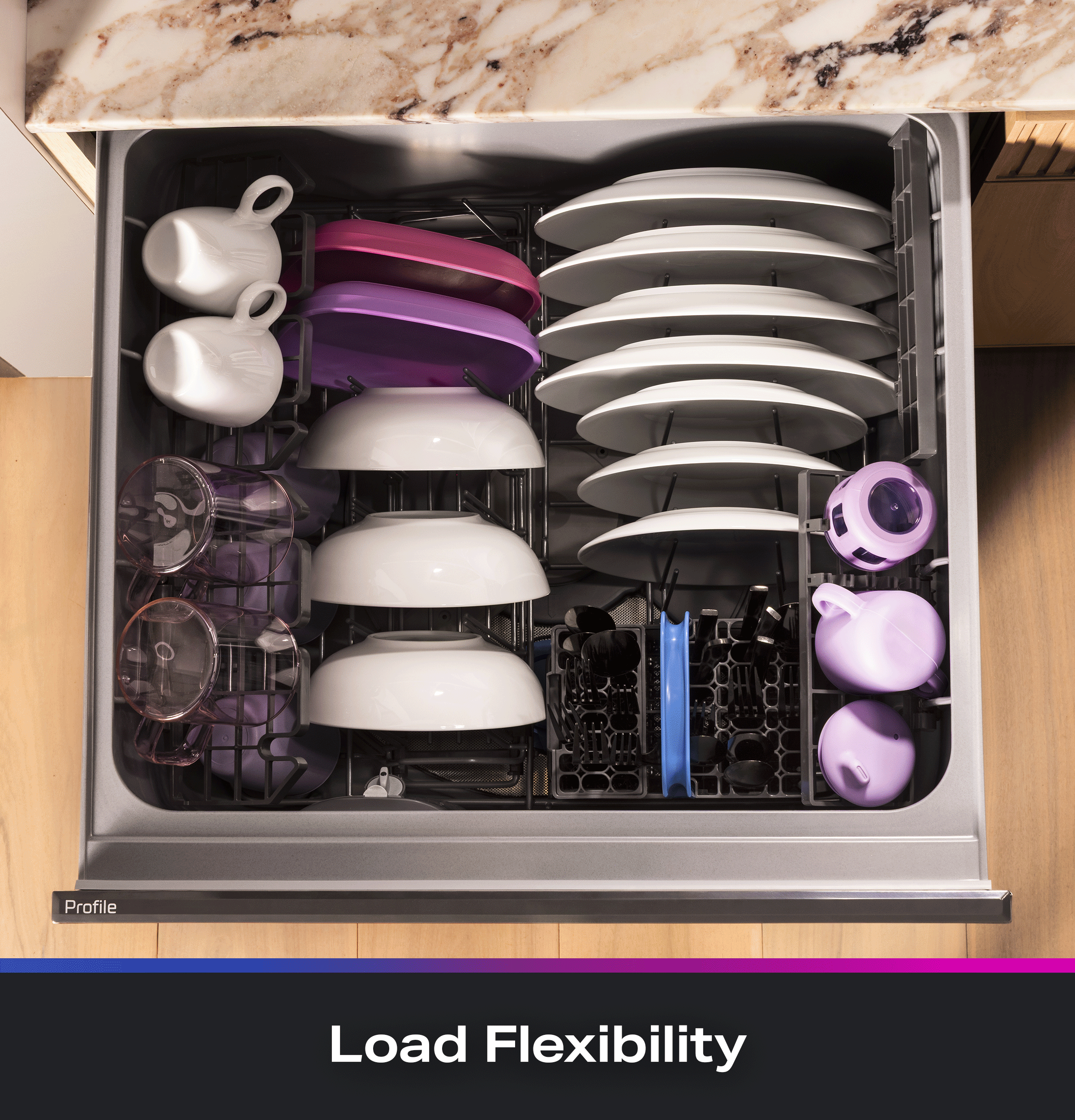 Flexible Shelving with StemSafe(TM)