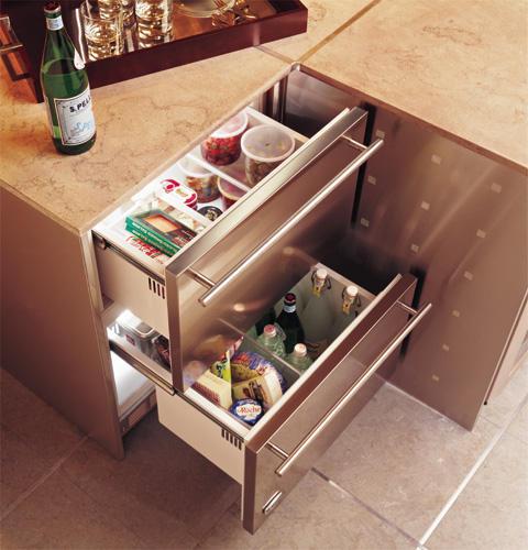 Fold-down shelf