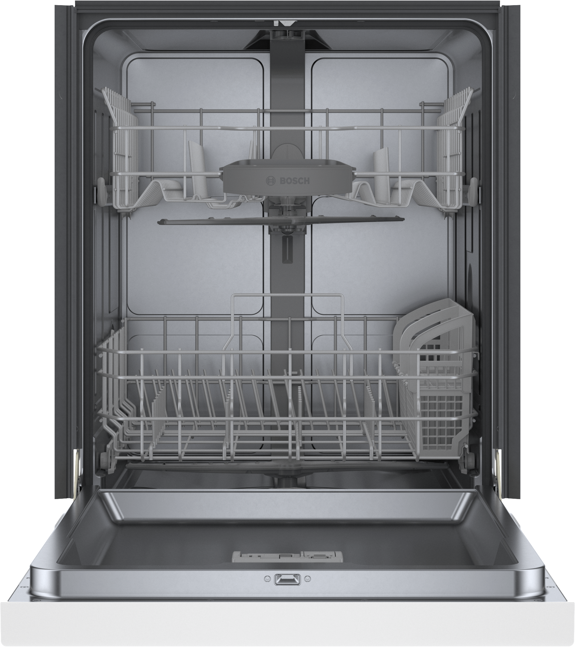 Beautiful stainless steel interior