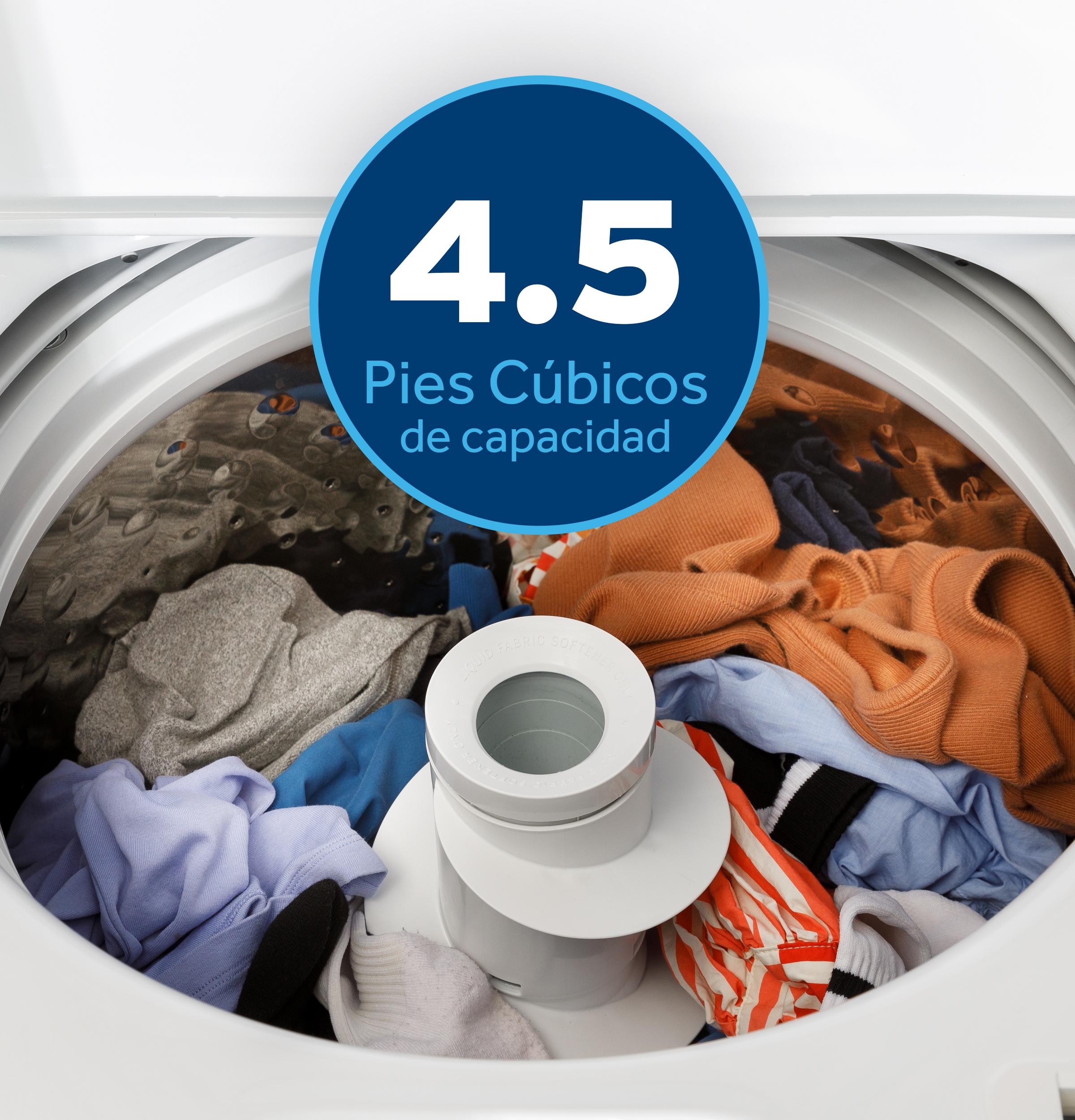 Large 4.5 Cu. Ft. Capacity