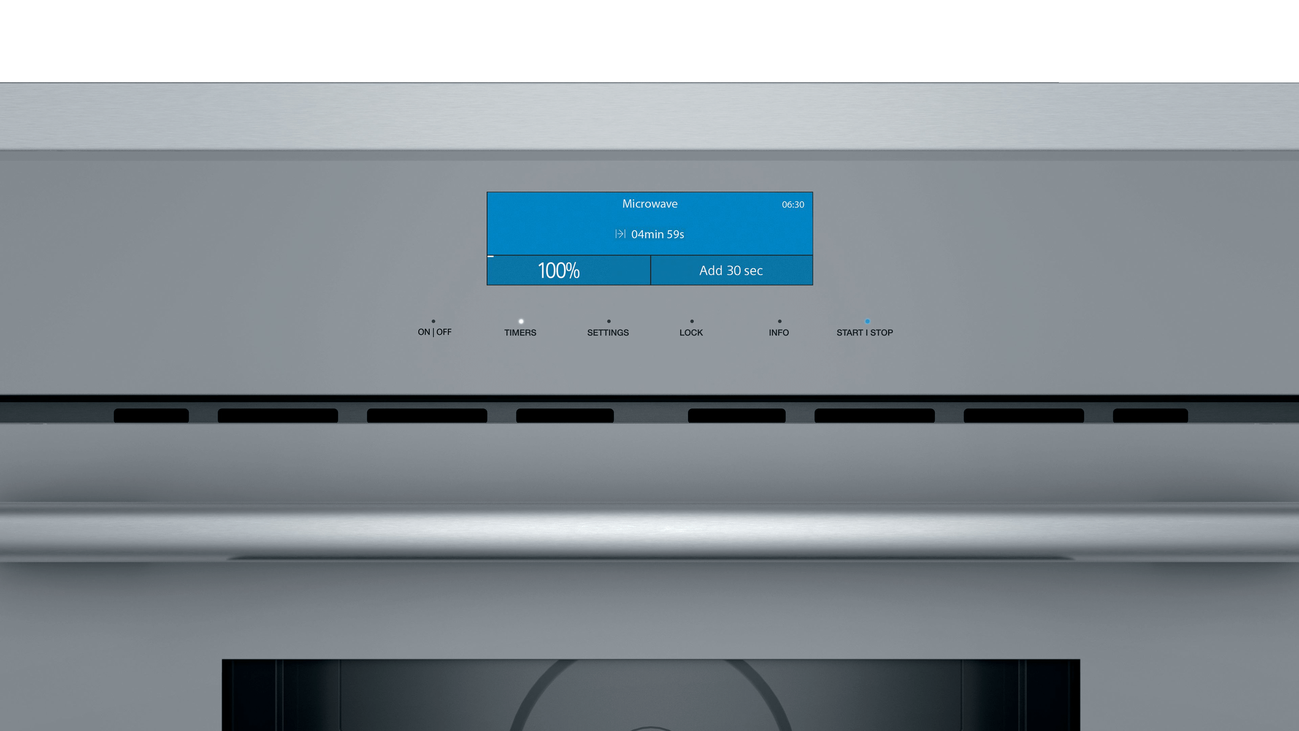 Sleek modern design with touchscreen display