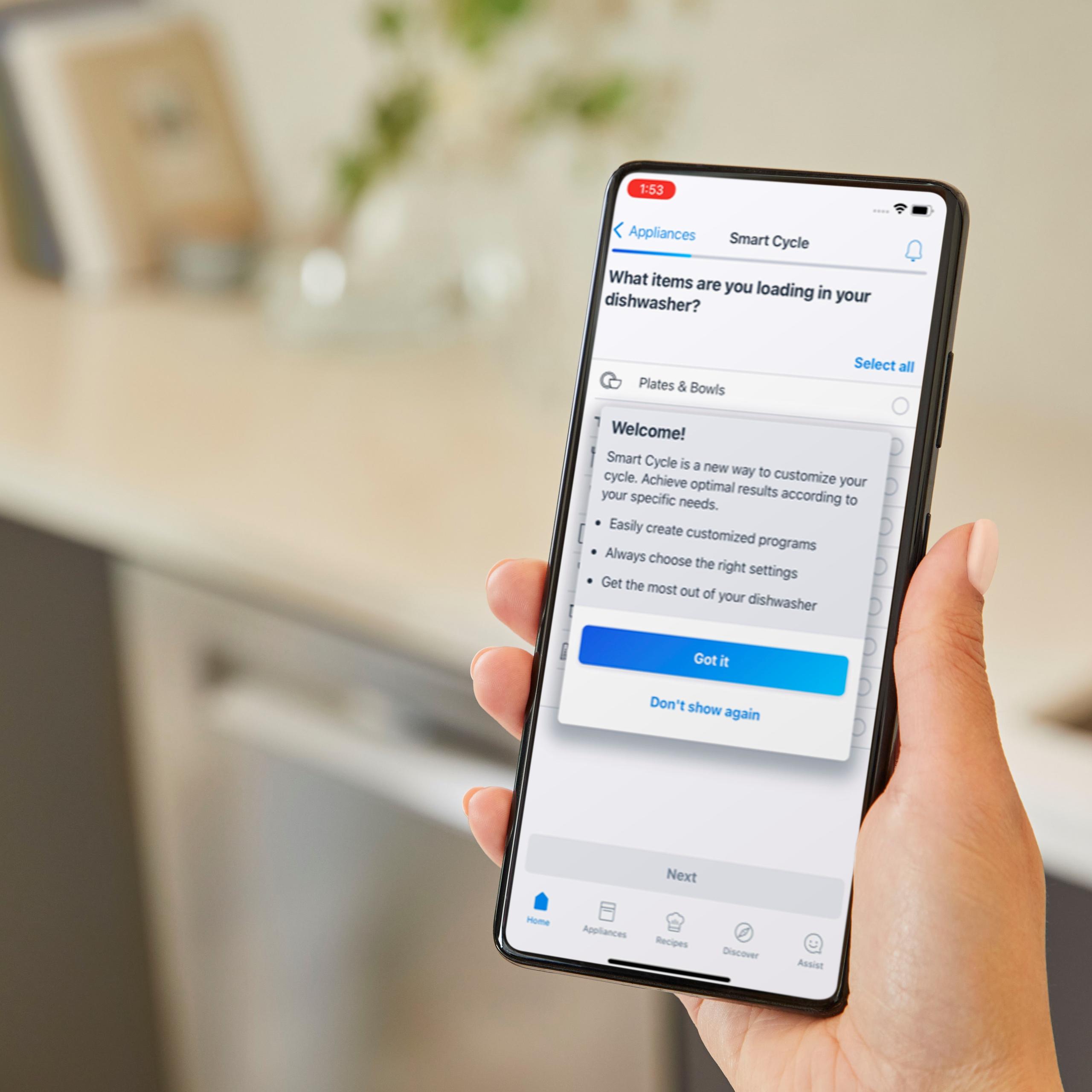 Enhance your cleaning experience with Wi-Fi enabled Home Connect