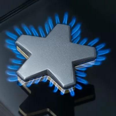 Star Burners Provide Equal Flame Distribution
