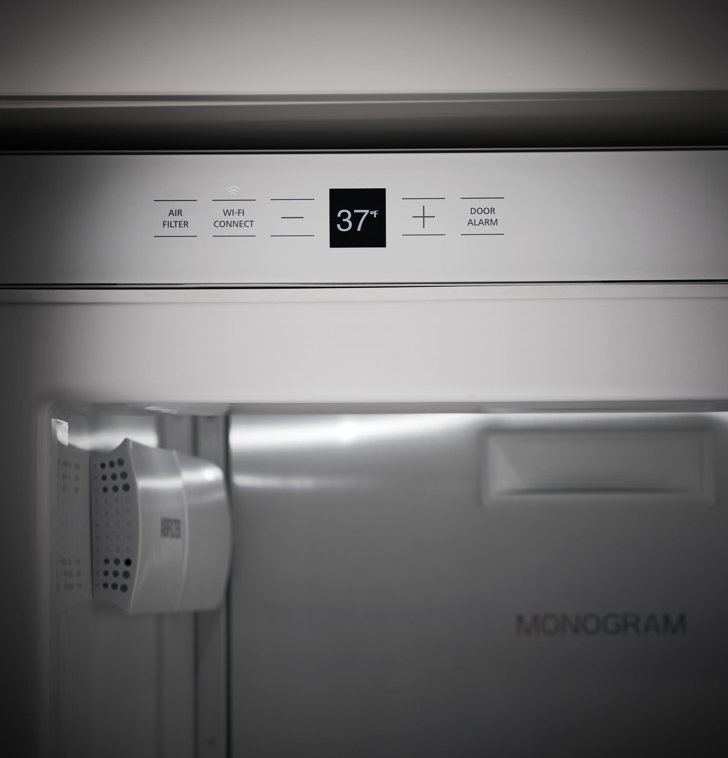 Upfront, electronic-touch controls