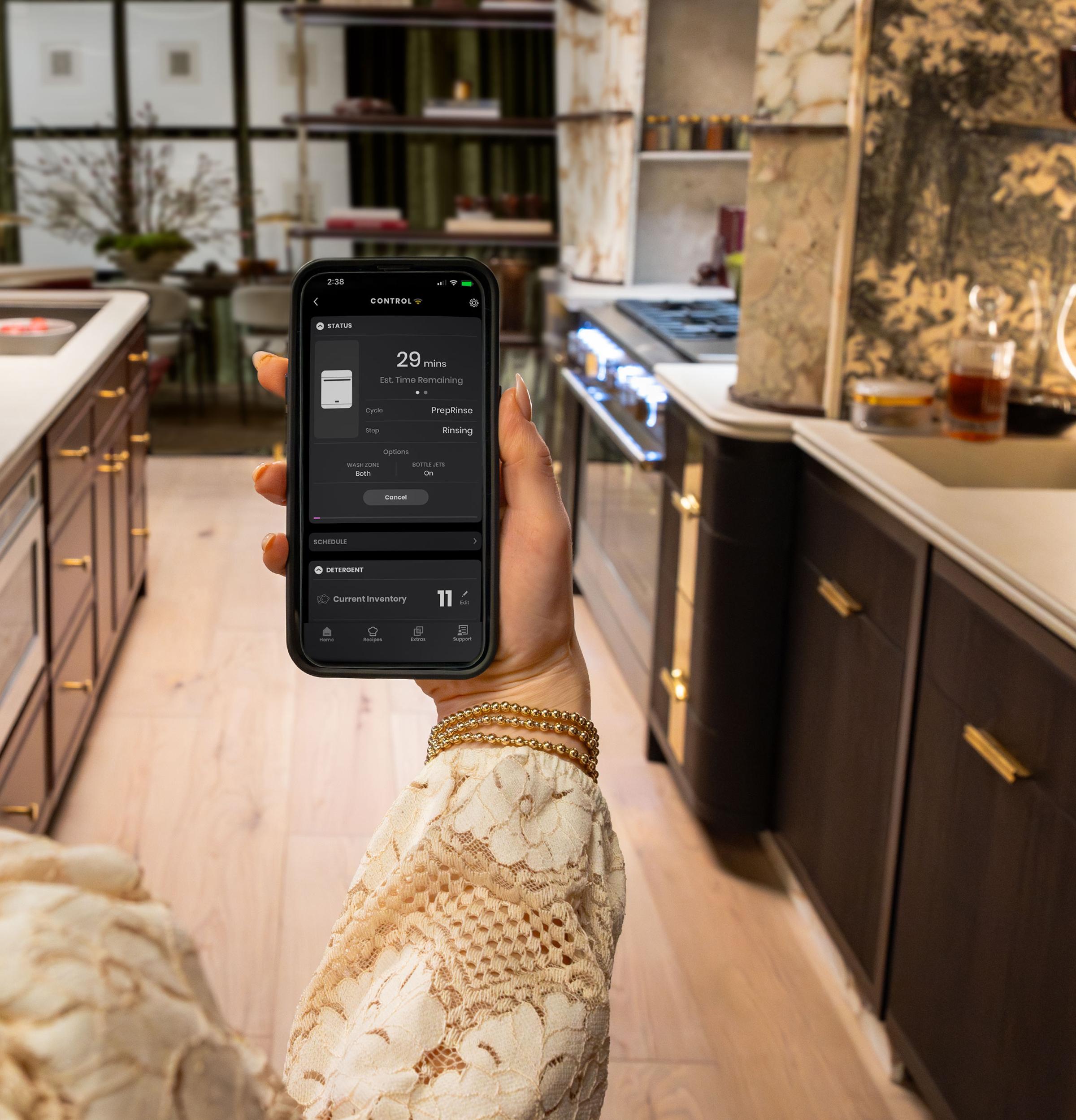 WiFi Connected With SmartHQ(TM)