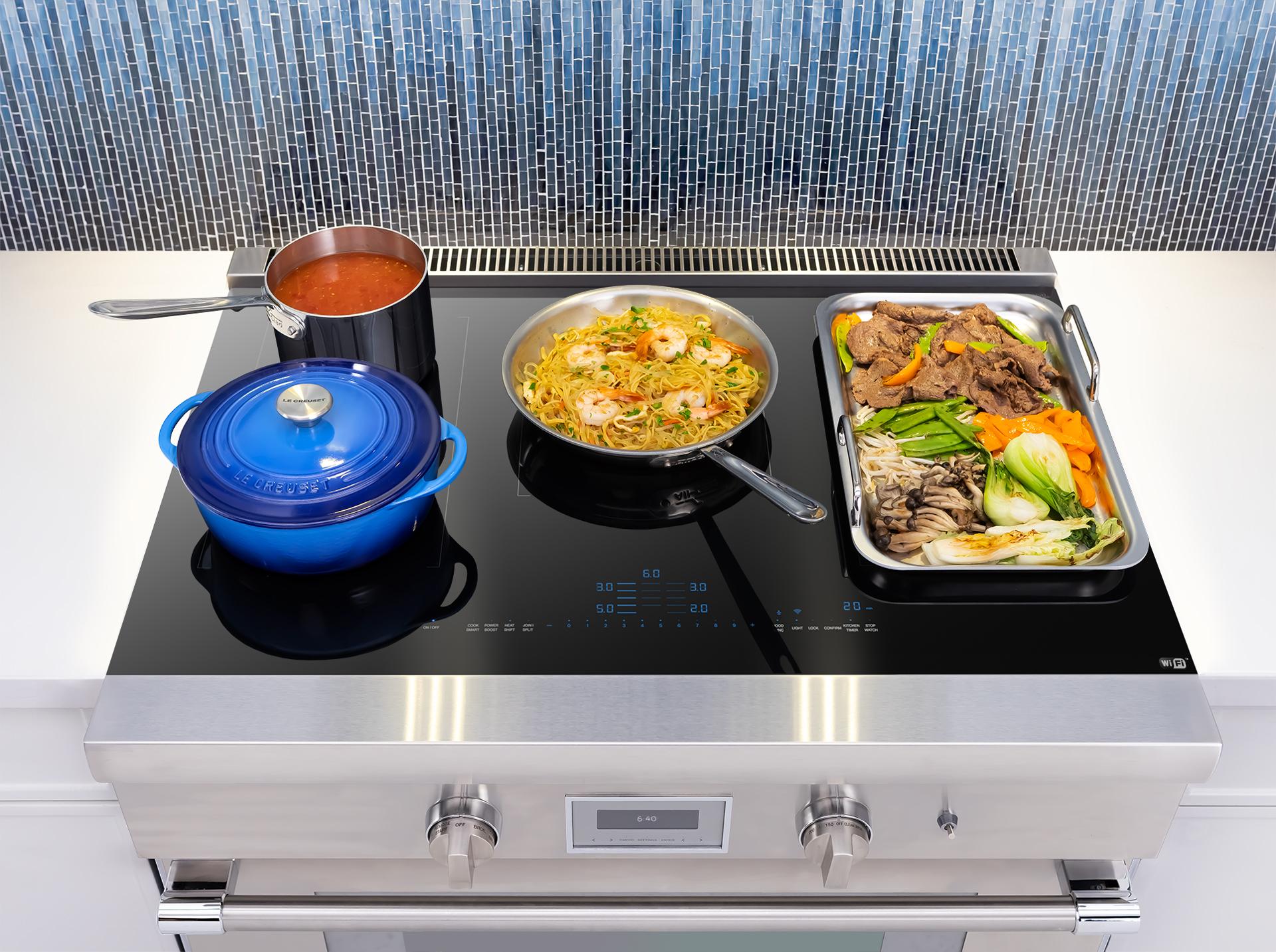 Liberty Induction Cooktop provides Flexible Cooking Zones