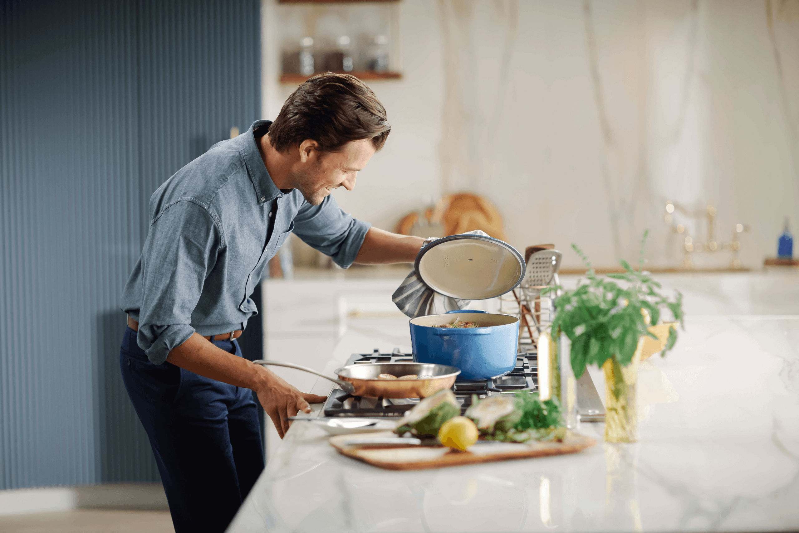36-inches of cooking space