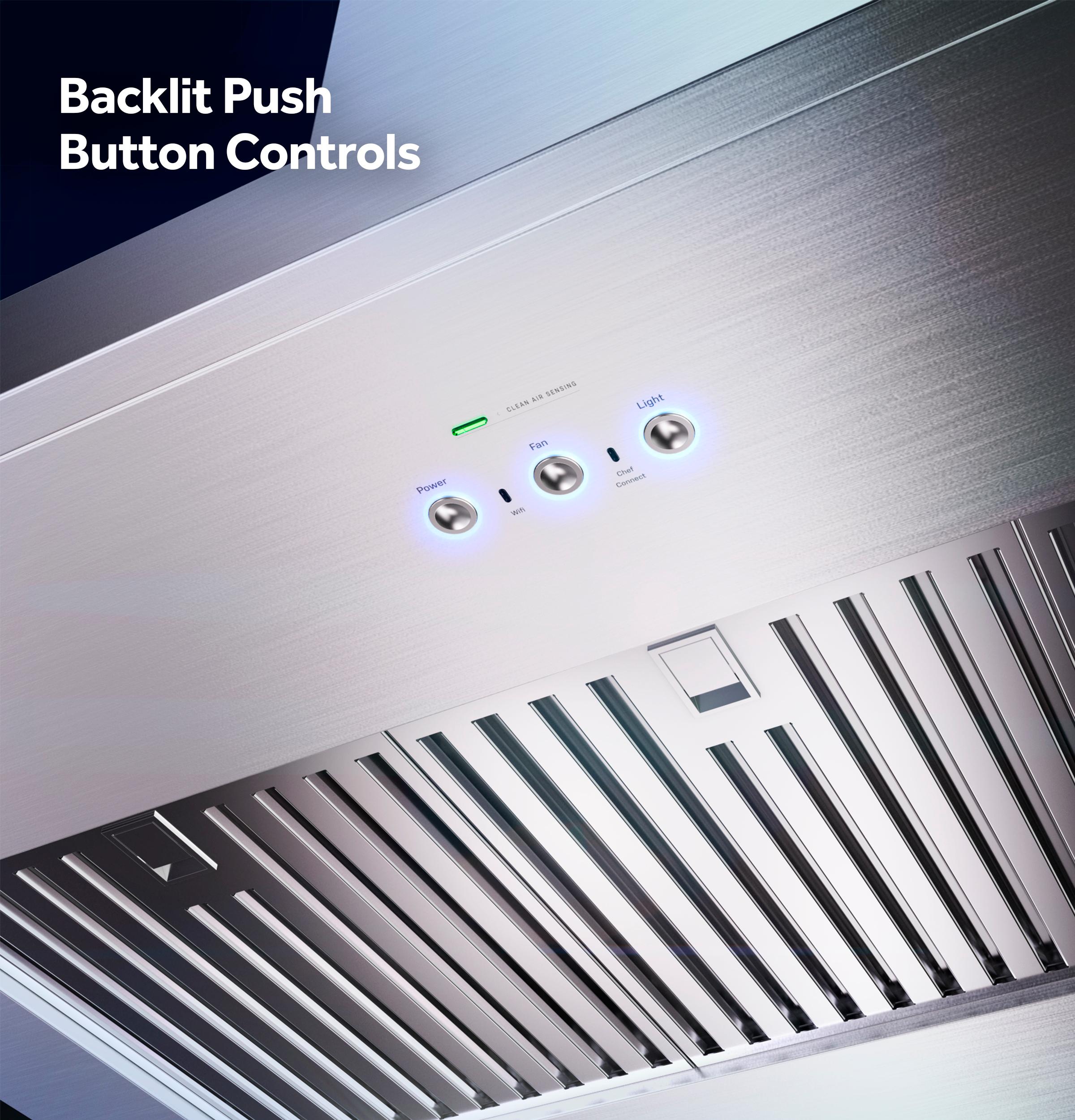 Backlit Push Button Controls